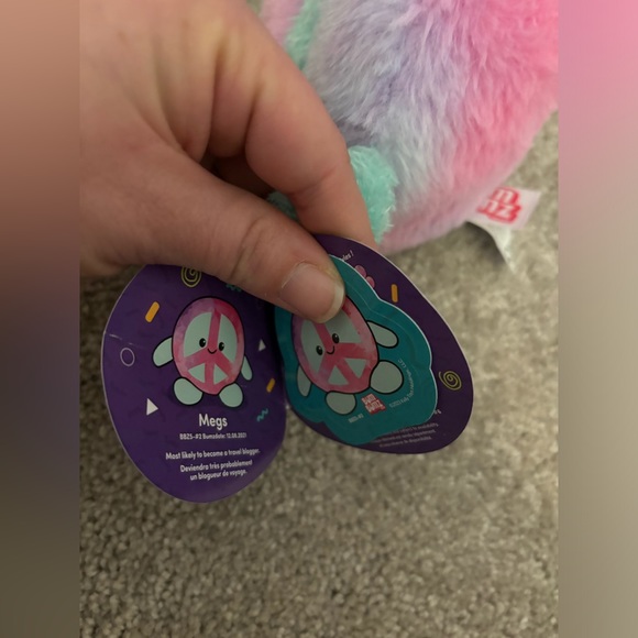 NWT mini (4.5”) Megs peace sign BumBumz - Picture 2 of 6